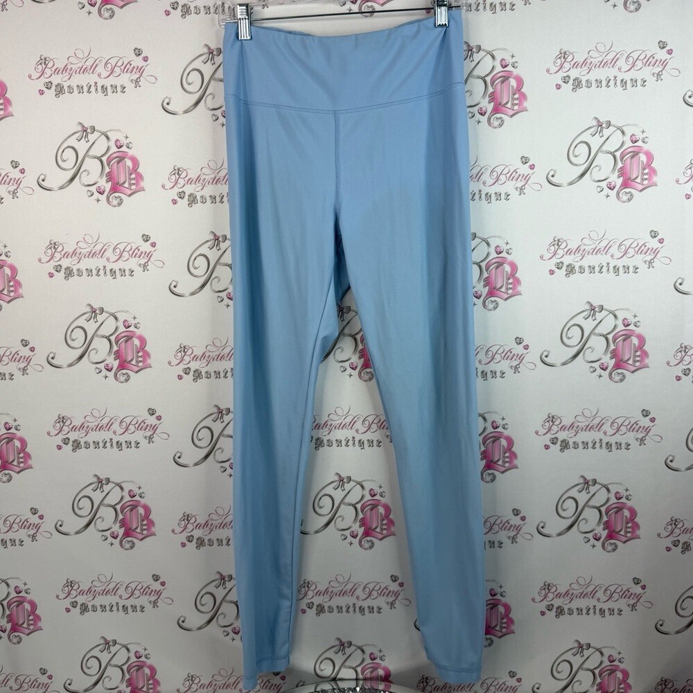 Infinite performance leggings tights Light Blue High-Rise Performance Leggings